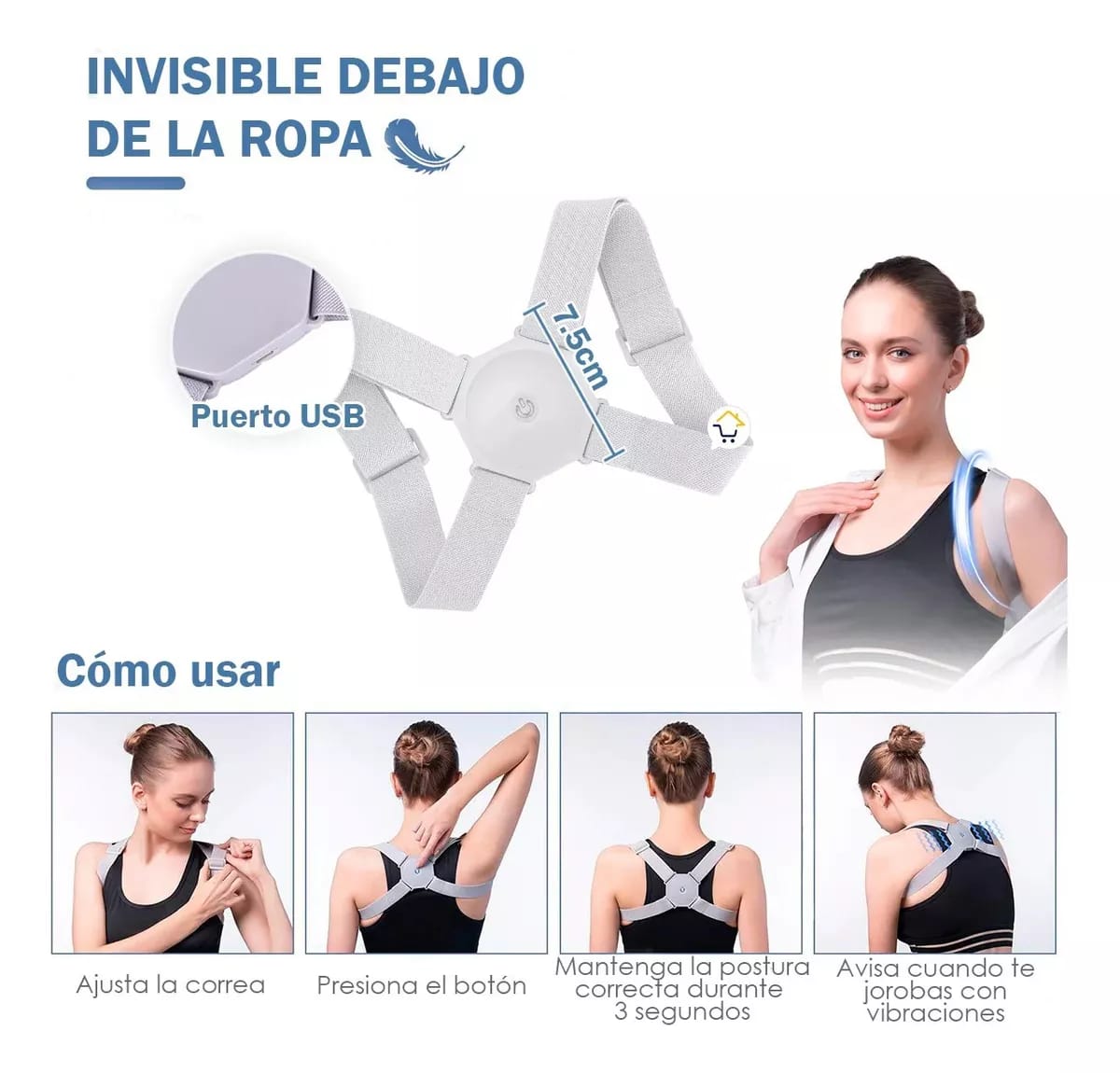 Corrige tu postura y cuida tu espalda con el Corrector de Postura Inteligente